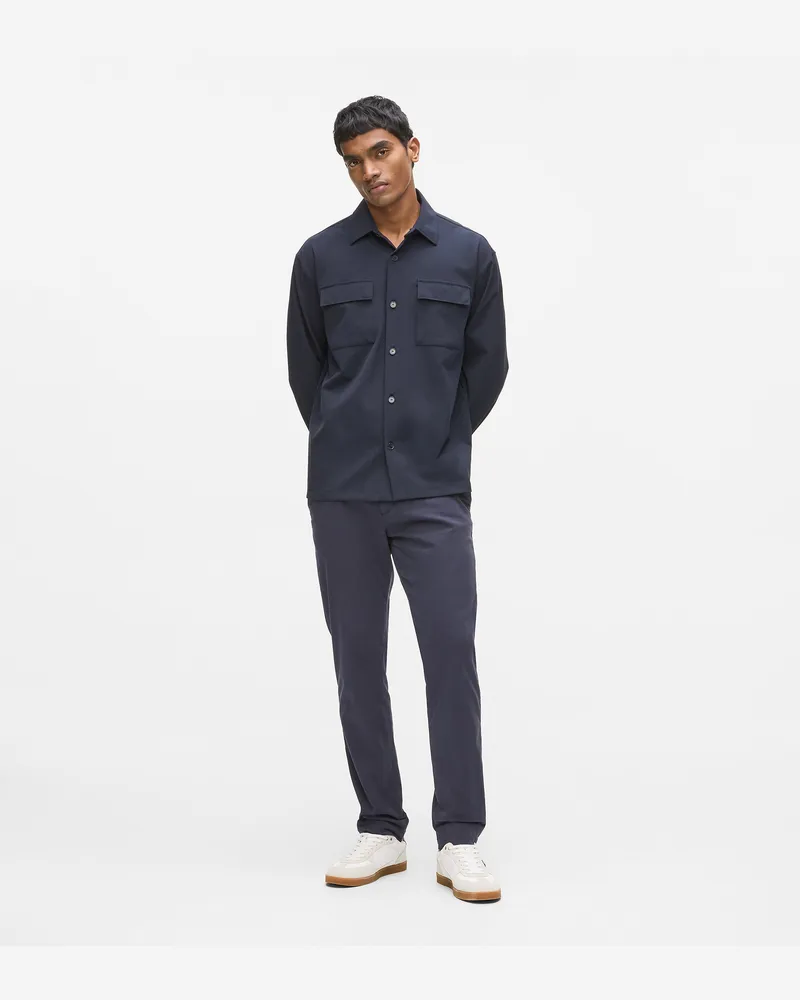Karl Lagerfeld Klassische Chino-hose, Herren, Night Blue, Größe Night