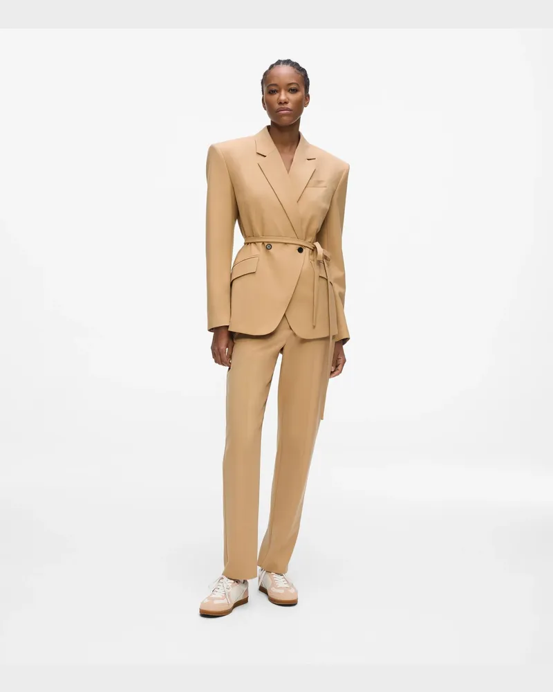 Karl Lagerfeld Slim Hosen, Female, Nougat, Size Beige