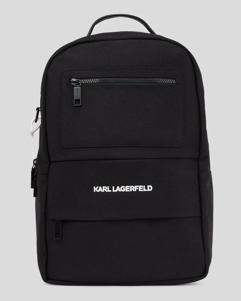 Karl Lagerfeld K/pass Rucksack, Mann, Schwarz Schwarz