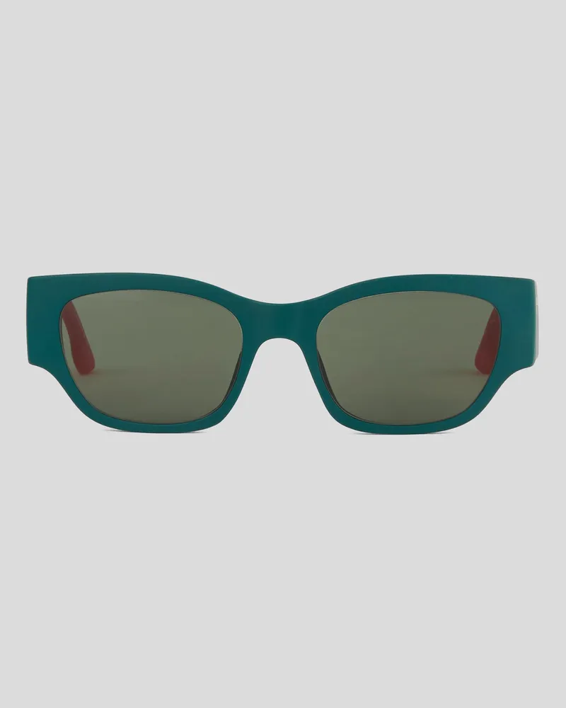 Karl Lagerfeld Rechteckige Sonnenbrille, Mann, Grün, Größe Grün