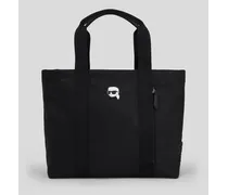 K/ikonik  Grosse Tote-bag aus Nylon mit Reissverschluss, Frau, Schwarz