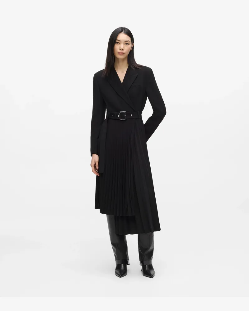 Karl Lagerfeld Asymmetrisch Geschnittenes Kleid, Damen, Schwarz, Größe Schwarz