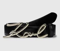 K/signature Hüftgürtel, Damen, Schwarz/gold, Größe