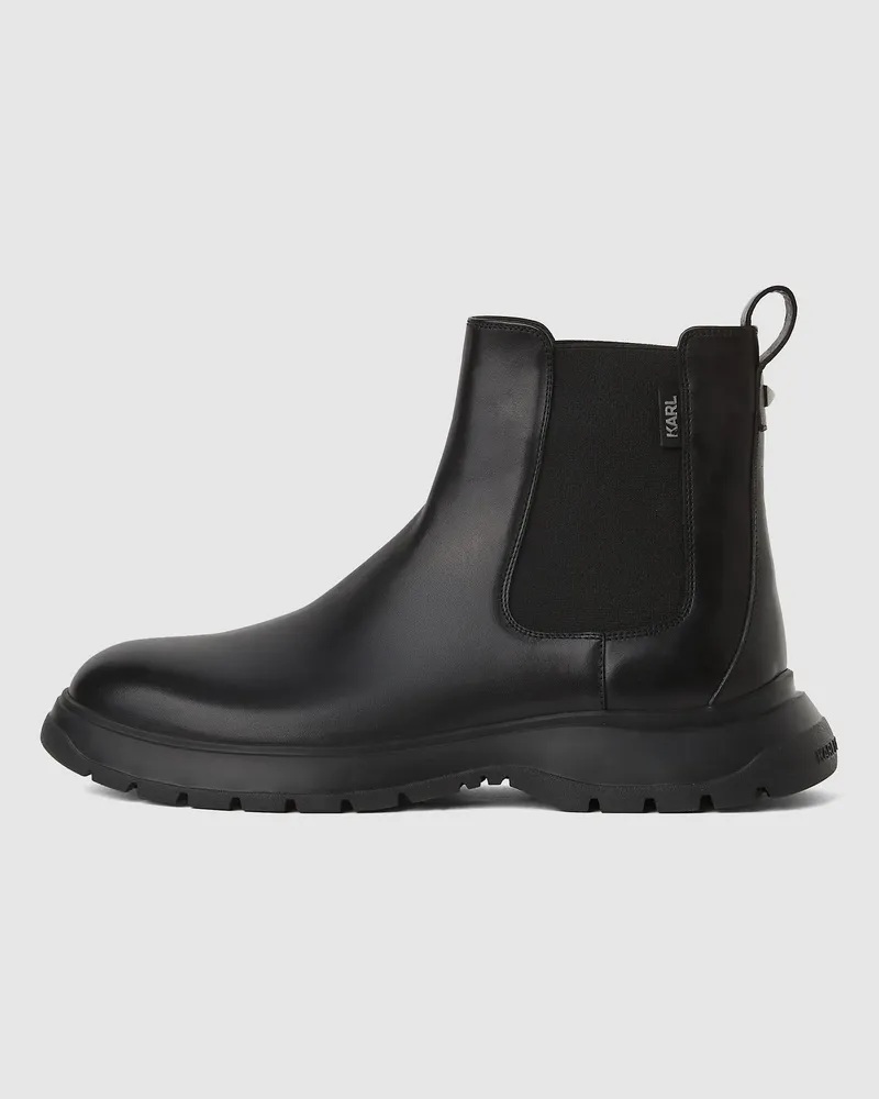 Karl Lagerfeld Magnus Chelsea-stiefel, Herren, Schwarz, Größe Schwarz