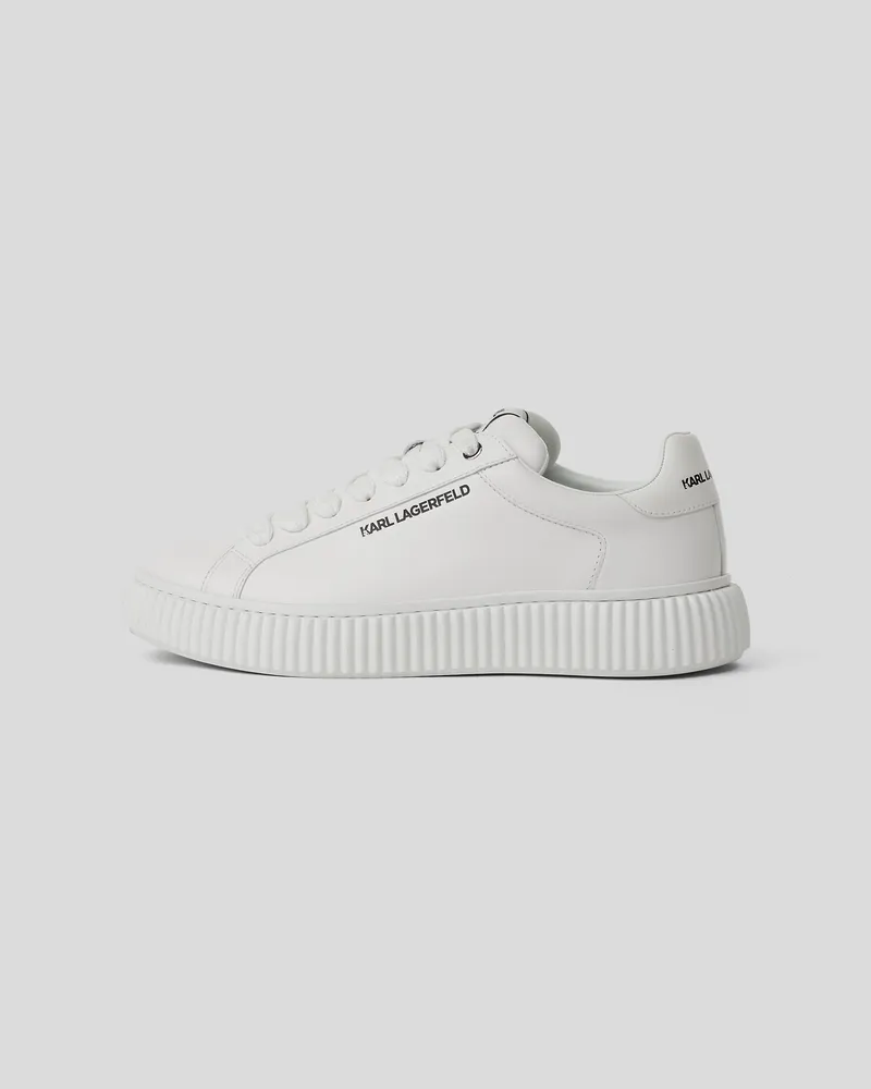 Karl Lagerfeld Kreeper Sneakers, Herren, Weiss, Größe Weiss