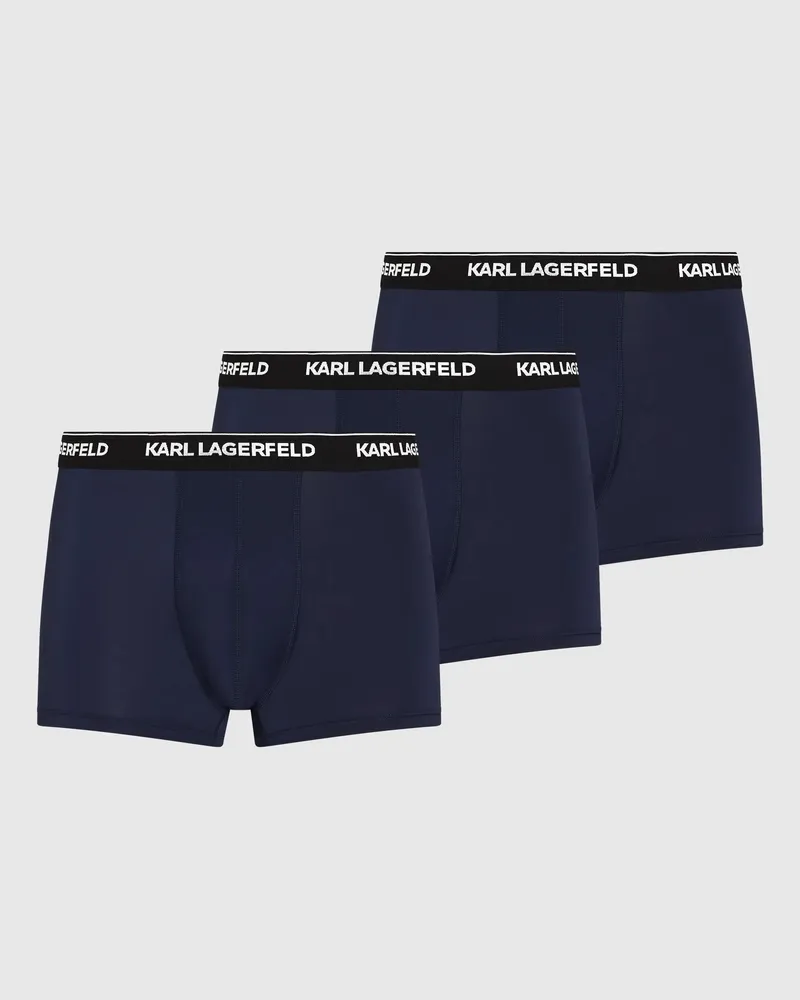 Karl Lagerfeld Micro-boxershorts Mit Logo – 3er-pack, Herren, Peacoat, Größe Peacoat