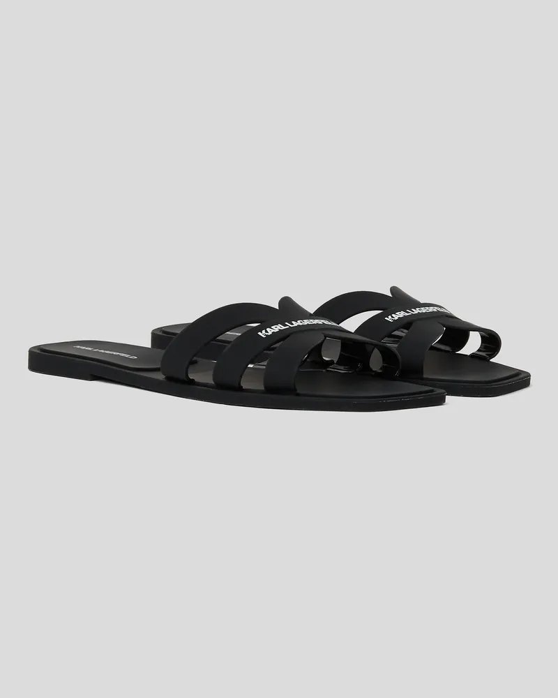 Karl Lagerfeld Jelly-slippers, Frau, Schwarz, Größe Schwarz