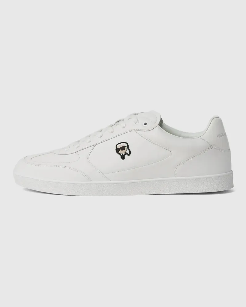 Karl Lagerfeld Ikon Nft Sneakers Mit Aufnäher, Herren, Weiss, Größe Weiss