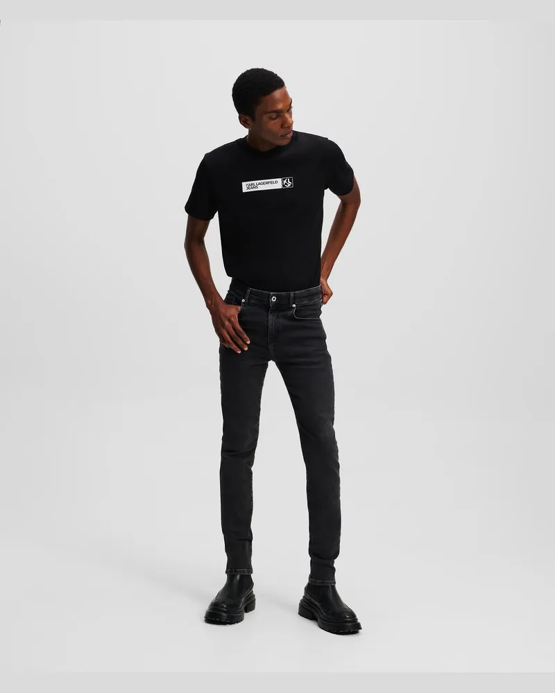 Karl Lagerfeld Skinny-jeans, Mann, Minimal Washed Black, Größe Minimal