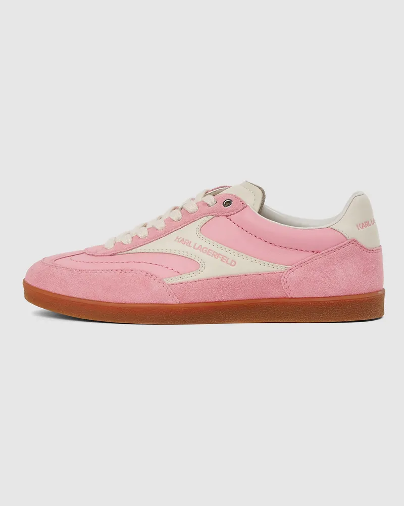 Karl Lagerfeld Kandidate Niedrige Spitzen-sneakers, Damen, Helles Pink, Größe Helles