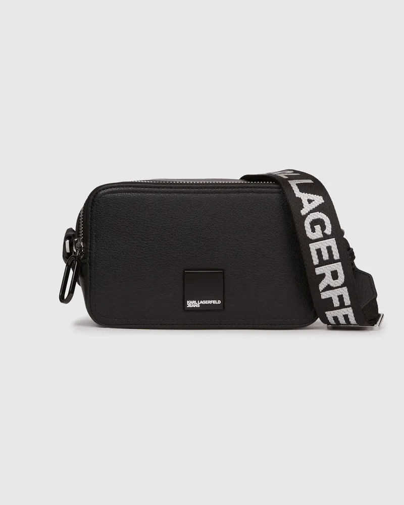 Karl Lagerfeld Kameratasche Mit Box-logo, Damen, Schwarz, Größe Schwarz