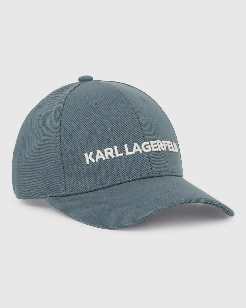 Karl Lagerfeld K/essential Kappe, Herren, Weiß-nadelstreifen, Größe Weiß-nadelstreifen