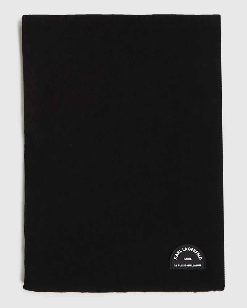 Karl Lagerfeld Schal Rue St-guillaume, Damen, Schwarz, Größe Schwarz