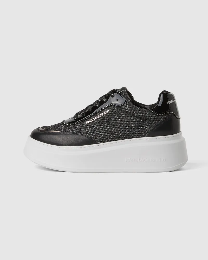 Karl Lagerfeld Anakapri Sneakers, Damen, Schwarz, Größe Schwarz