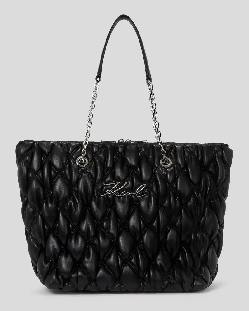 Karl Lagerfeld K/signature kuilt Tote-bag, Frau, Schwarz, Größe Schwarz