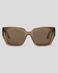 Karl Lagerfeld Sonnenbrille mit Karl-logo, Mann, Braun/beige Braun