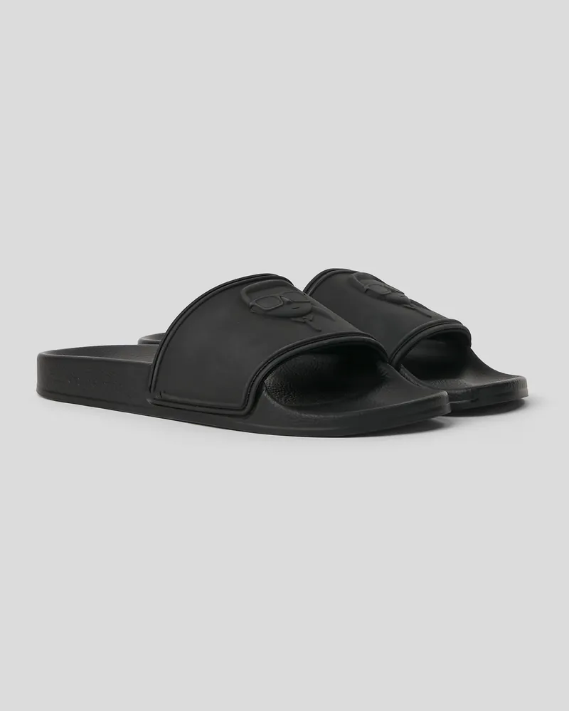 Karl Lagerfeld Ikon Nft Kondo-slippers, Mann, Schwarz, Größe Schwarz