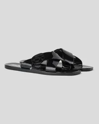 Karl Lagerfeld Karl ikonik nft Kross-sandalen, Frau, Schwarz Schwarz