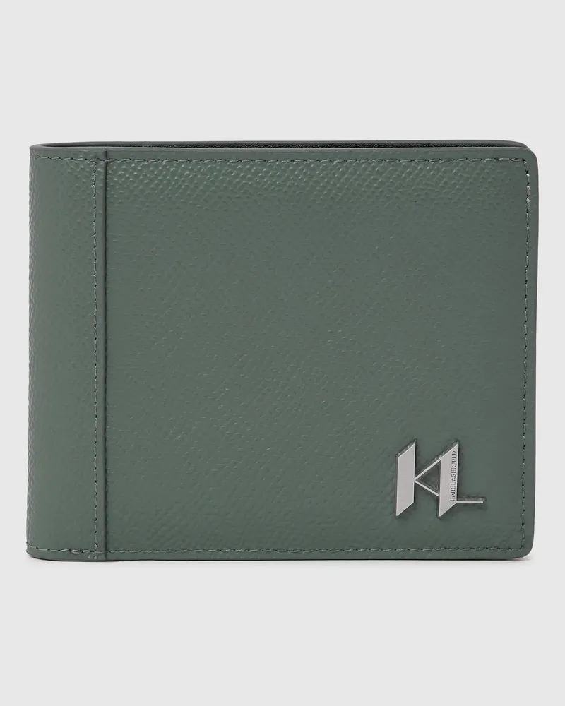 Karl Lagerfeld Geldbörse Aus Leder Mit K/monogram, Herren, Sedona Sage, Größe Sedona