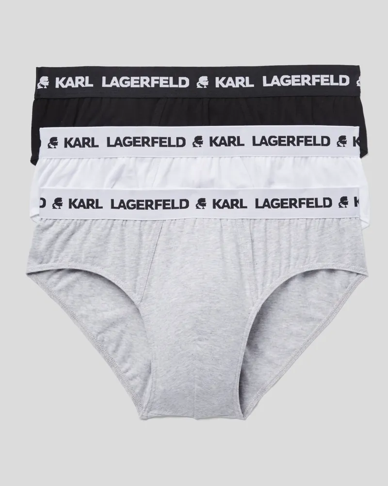 Karl Lagerfeld Slips Mit Logo, 3er-set, Male, Multi, Size Multicoloured