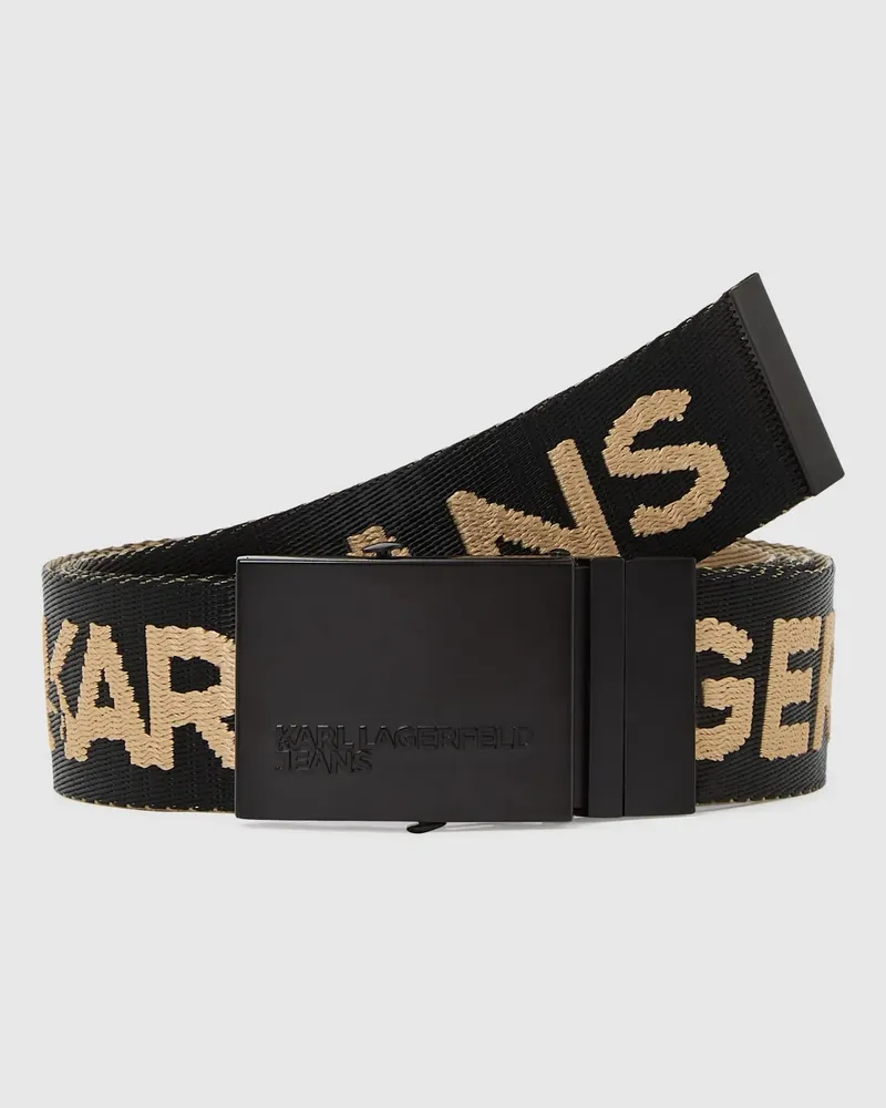 Karl Lagerfeld Wendbarer Gürtel Aus Gurtband, Herren, Märchen, Größe Märchen
