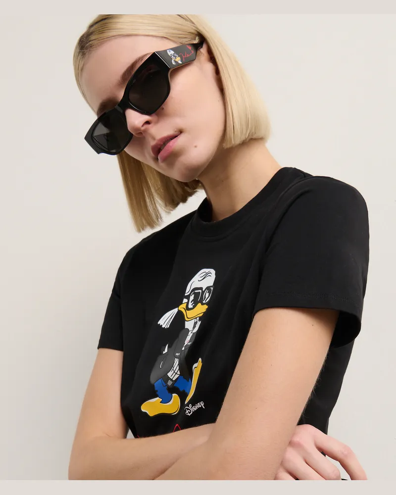 Karl Lagerfeld Disney X Kl Sonnenbrillen, Frau, Schwarz, Größe Schwarz