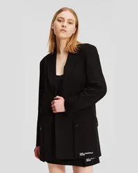 Karl Lagerfeld Klj blazer, Frau, Schwarz Schwarz