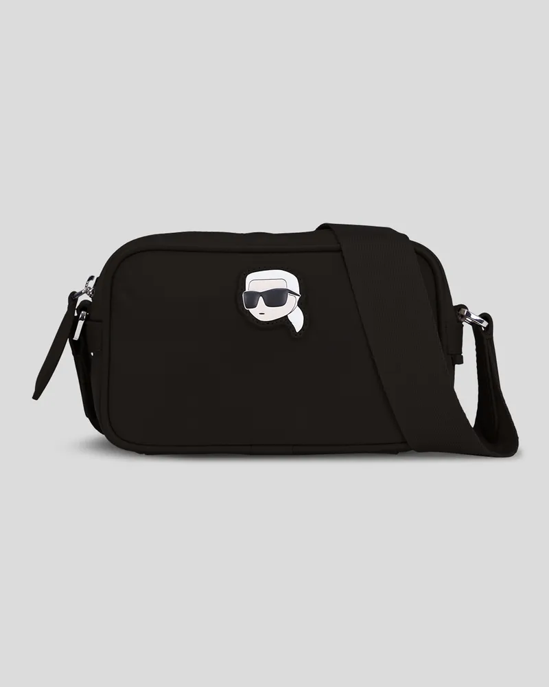 Karl Lagerfeld Ikon nylon-kameratasche, Frau, Schwarz, Größe Schwarz