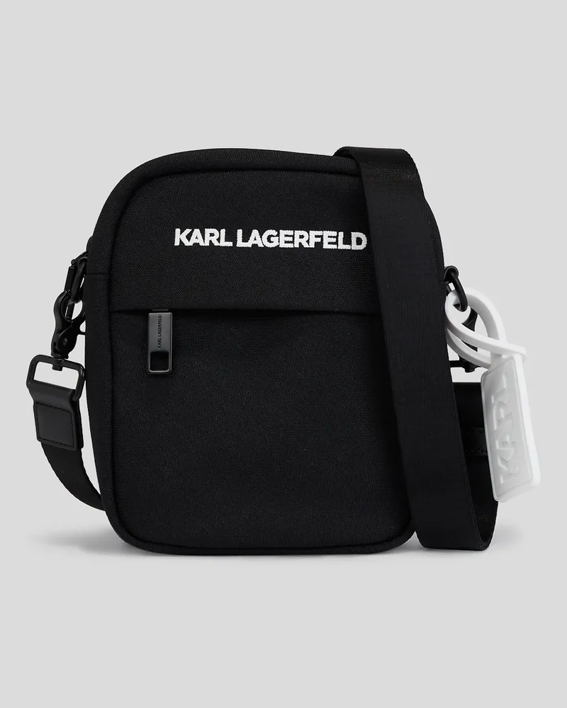 Karl Lagerfeld K/pass Umhängetasche, Mann, Schwarz, Größe Schwarz