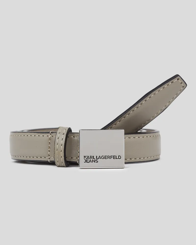 Karl Lagerfeld Karl Lagerfeld Jeans Gürtel, Frau, Wüsten-Taupe, Größe Wüsten-taupe