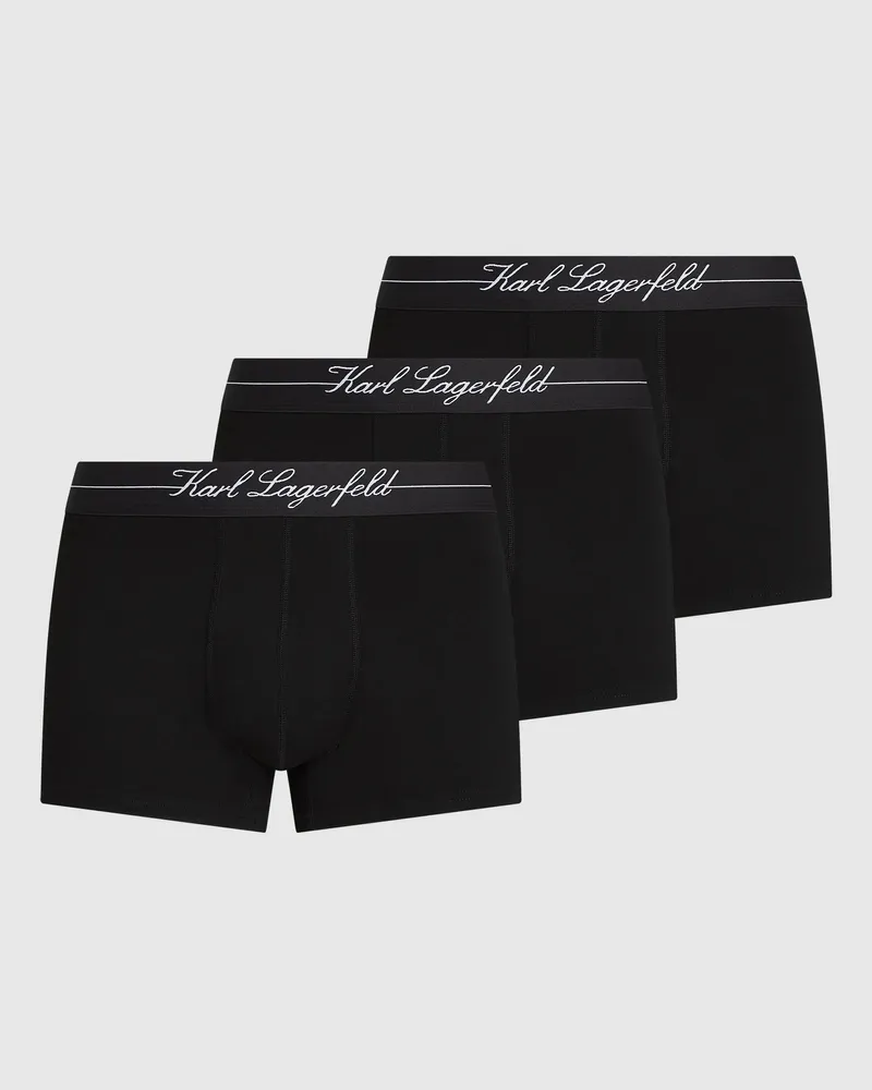 Karl Lagerfeld Hotel Karl Boxershorts – 3er-set, Herren, Schwarz, Größe Schwarz