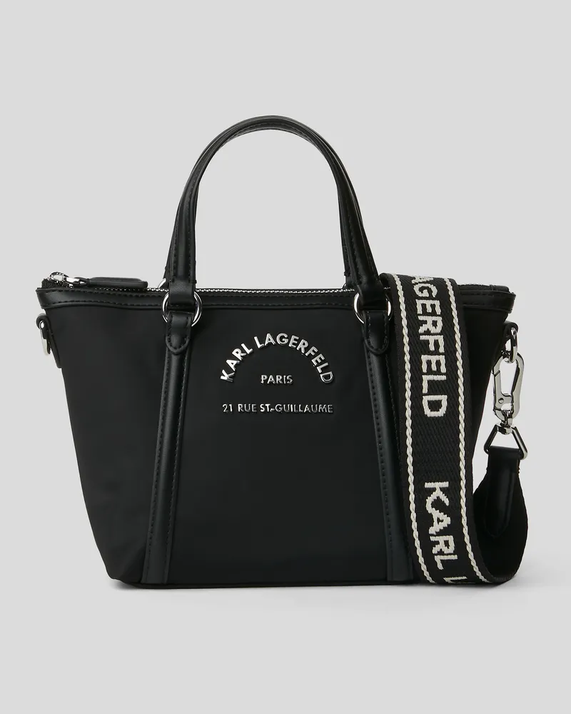 Karl Lagerfeld Rue St-guillaume Mini-tote-bag, Frau, Schwarz, Größe Schwarz
