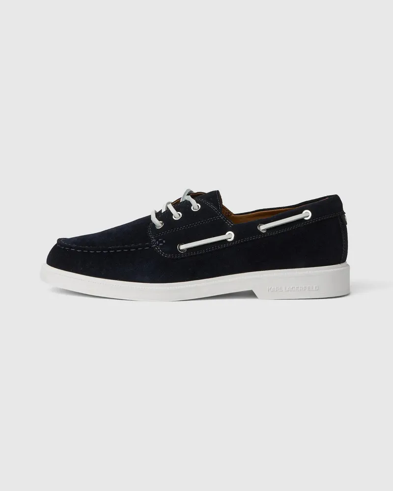 Karl Lagerfeld Kori Segelschuhe, Herren, Marineblau, Größe Marineblau