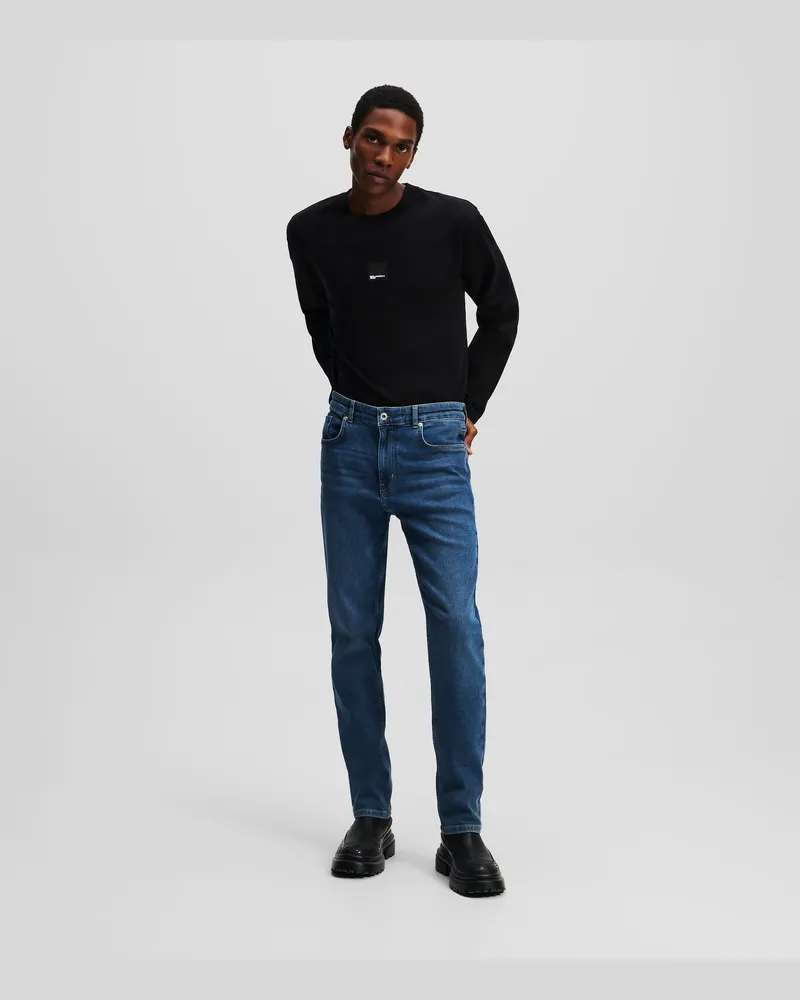 Karl Lagerfeld Slim-fit-jeans, Mann, Gewaschenes Blau, Größe Gewaschenes