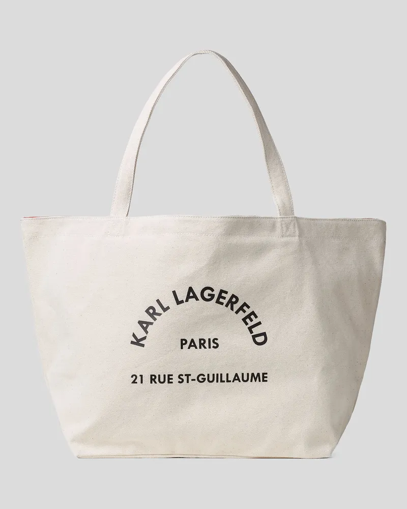 Karl Lagerfeld Rue St-guillaume Shopper, Frau, Natur, Größe Natur