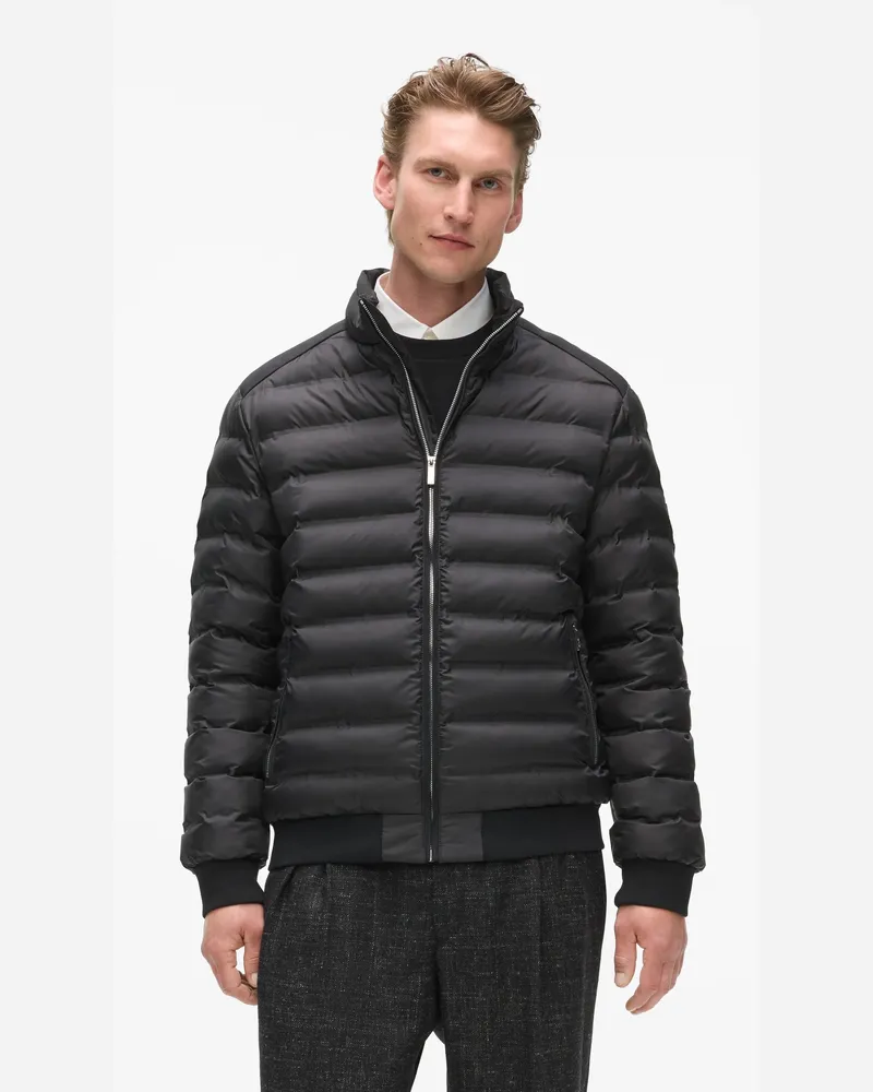 Karl Lagerfeld Leichte, Wattierte Jacke, Herren, Schwarz, Größe Schwarz