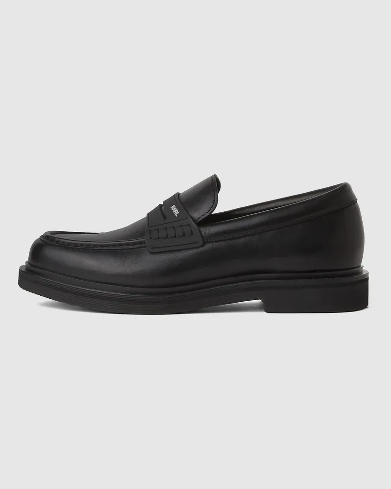 Karl Lagerfeld Kingston Sattel-loafers, Herren, Schwarz, Größe Schwarz