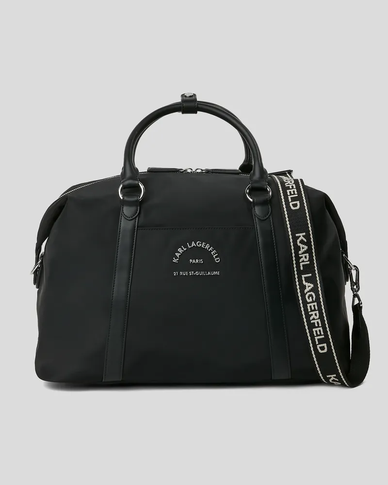Karl Lagerfeld Rue St-guillaume Weekender-bag, Frau, Schwarz, Größe Schwarz