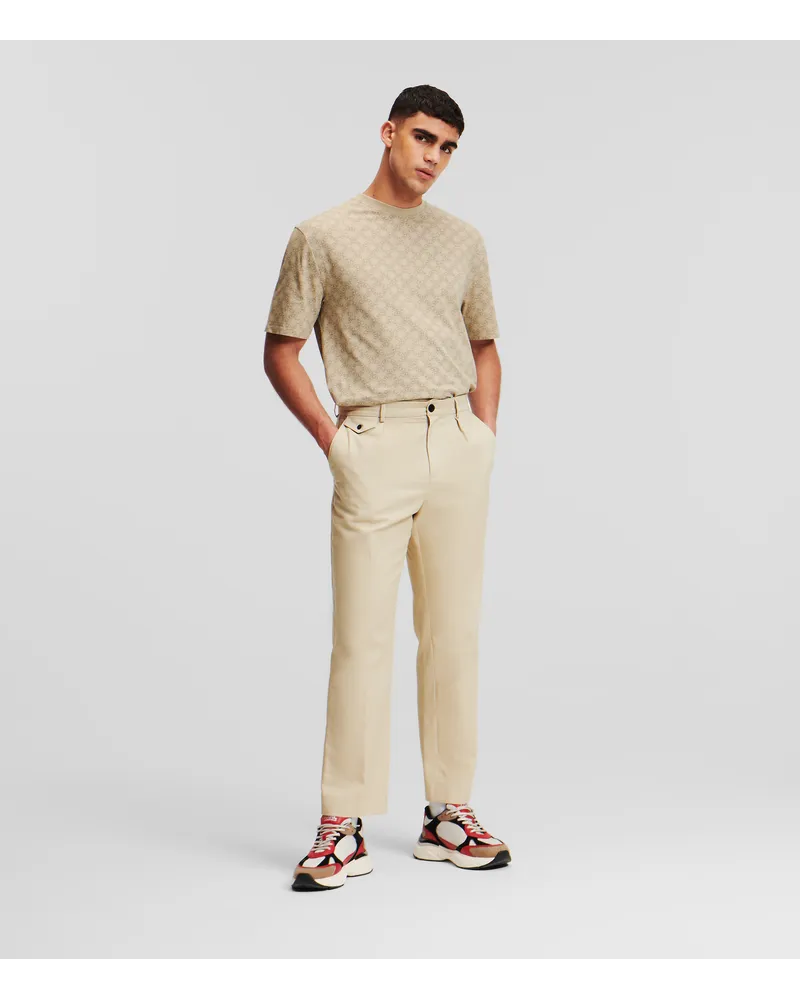 Karl Lagerfeld Klassische Chino-hose, Mann, Hummus Hummus