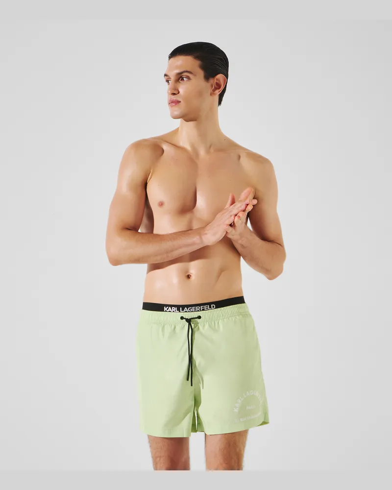 Karl Lagerfeld Rue st-guillaume Board-shorts, Mann, Schimmern, Größe Schimmern
