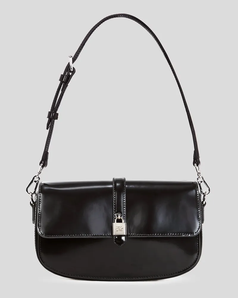 Karl Lagerfeld K/autograph Schultertasche Aus Leder, Frau, Schwarz, Größe Schwarz