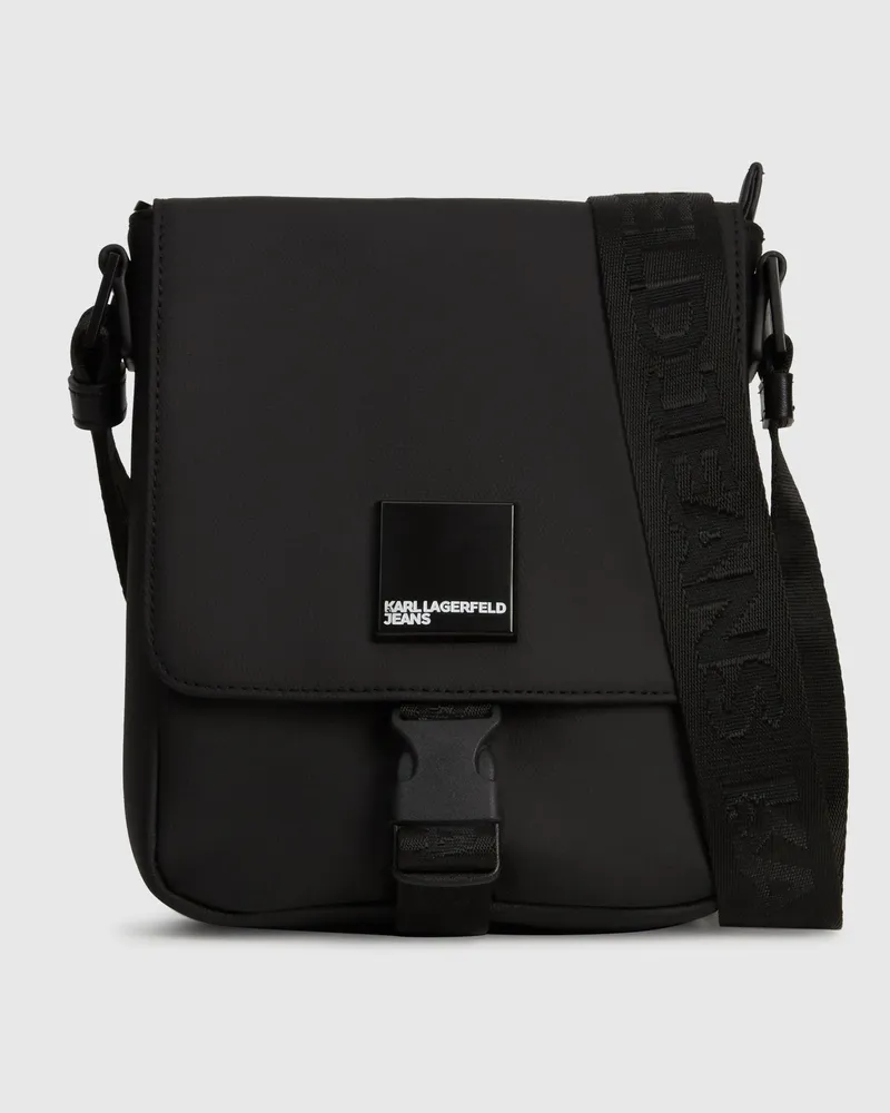 Karl Lagerfeld Venture Reportertasche, Male, Schwarz, Size Black