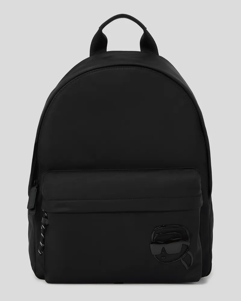 Karl Lagerfeld Ikon K Rucksack Aus Nylon, Mann, Schwarz, Größe Schwarz