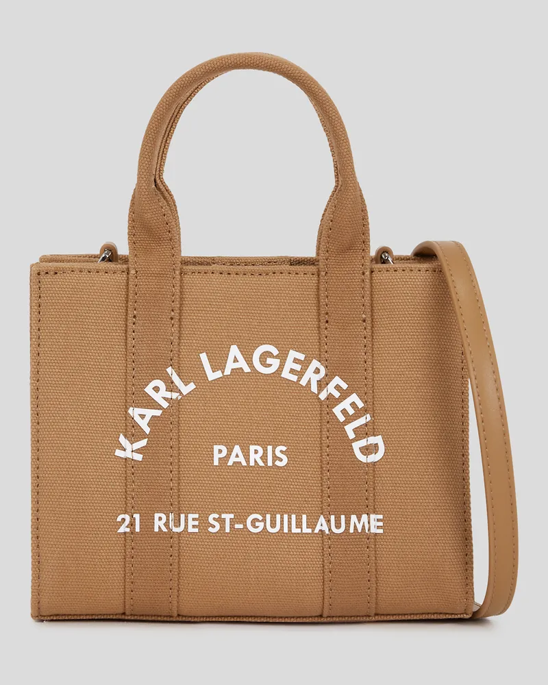 Karl Lagerfeld Rue St-guillaume Mini Tote-bag, Frau, Karamell, Größe Karamell