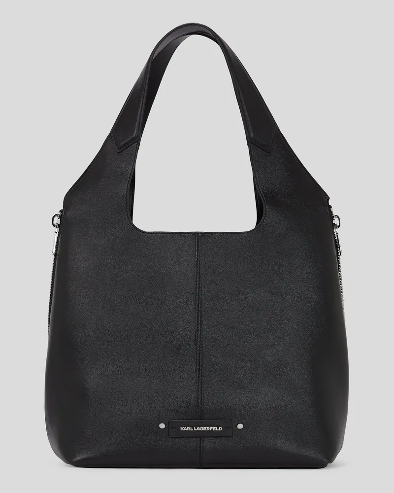 Karl Lagerfeld K/hardware Mittelgroße Tote-bag, Damen, Schwarz-nickel, Größe Schwarz-nickel