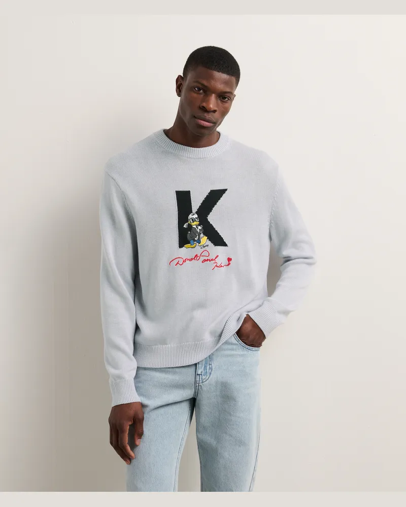 Karl Lagerfeld Disney X Kl Strickpullover, Mann, Hellgrau, Größe Hellgrau