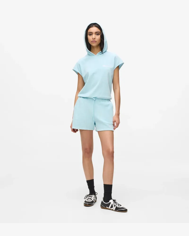Karl Lagerfeld Frotteeshorts Mit Logo, Damen, Nadelstreifen, Größe Nadelstreifen