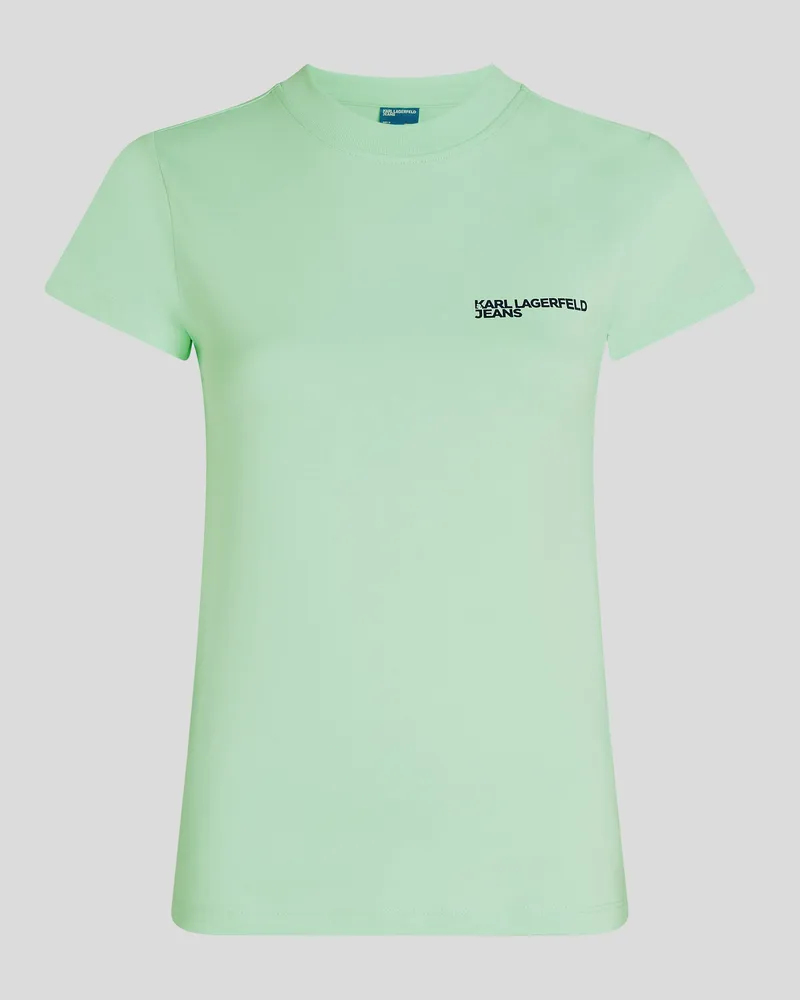 Karl Lagerfeld Schmal Geschnittenes T-shirt, Frau, Bucht, Größe Bucht