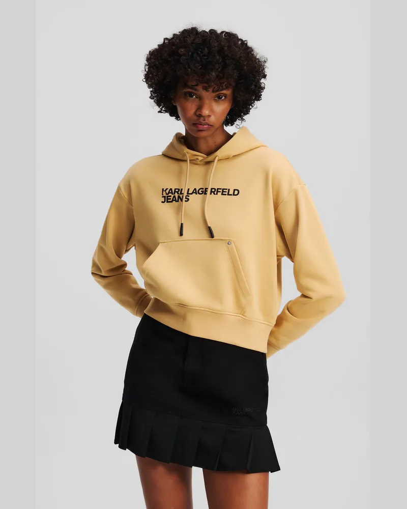 Karl Lagerfeld Kapuzenpullover Mit Logo, Frau, Croissant, Größe Croissant