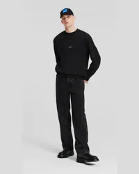 Karl Lagerfeld Klj jeans mit Legerer Passform, Mann, Wiser Black Gewaschen Wiser